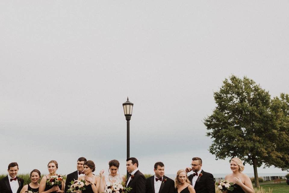 Bridal Party chatting