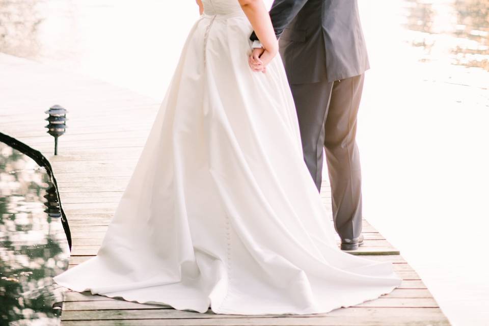 Beautiful lake elopement