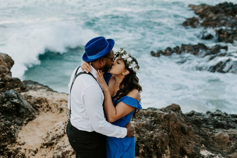 Makena Cove Engagement Session