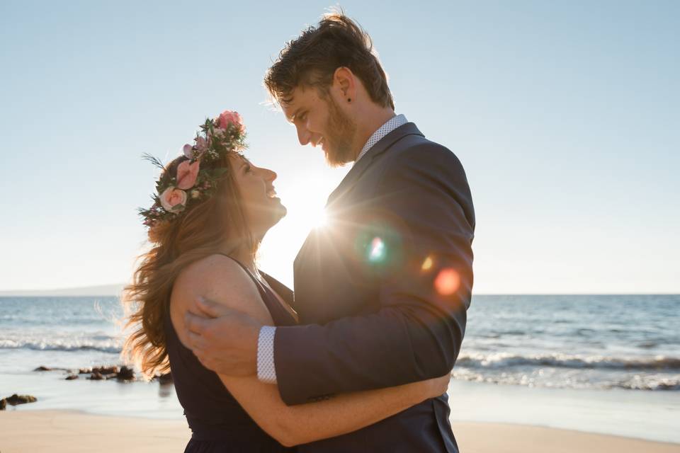 Polo Beach Engagement, Maui HI