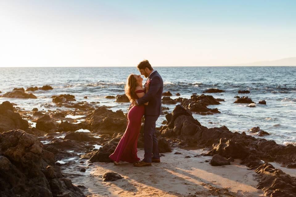 Polo Beach Engagement, Maui HI