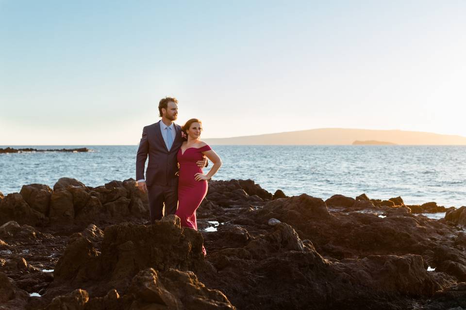 Polo Beach Engagement, Maui HI