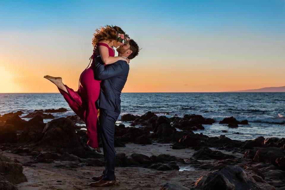 Polo Beach Engagement, Maui HI