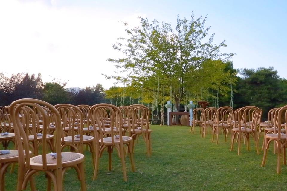 Fairytale ceremony scene