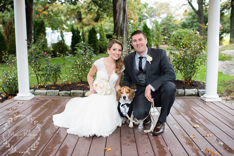 Couple and a dog