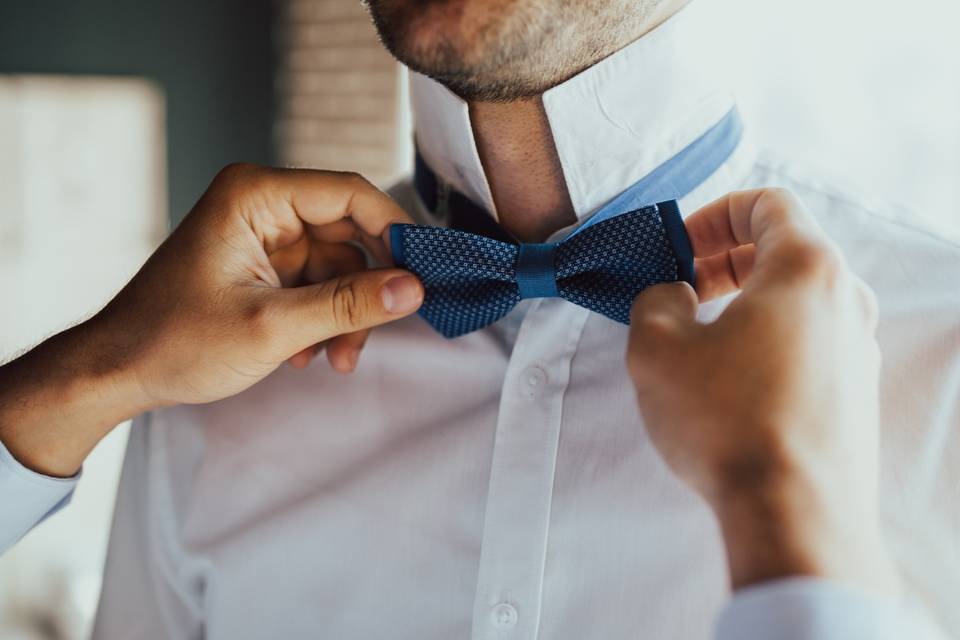 Detail bow tie
