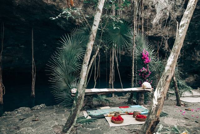Altar para los novios