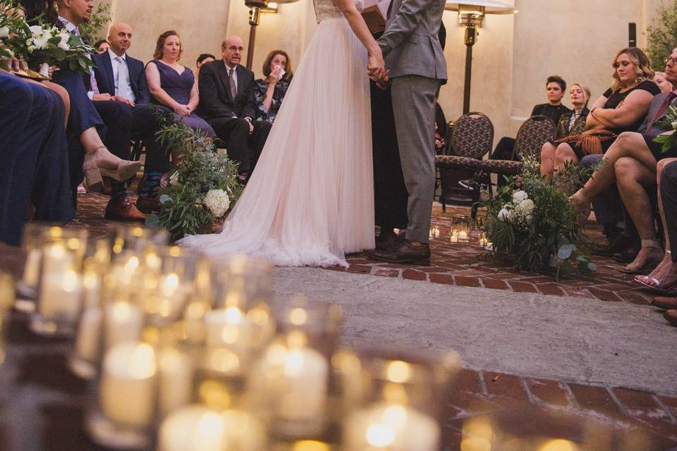 Courtyard ceremony.