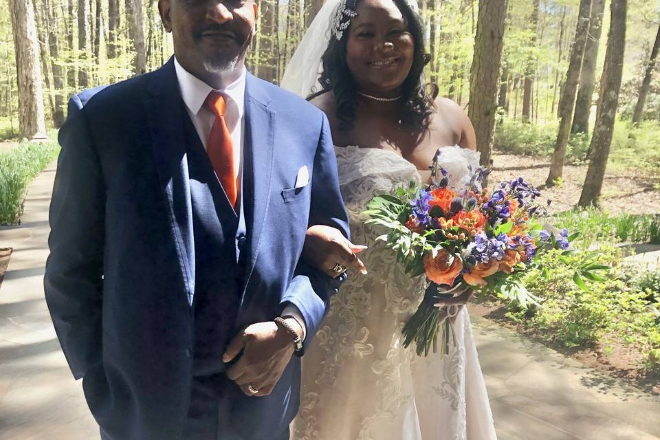 Bride and Her dad