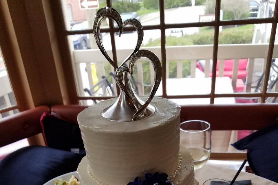 3 tiered heart topper