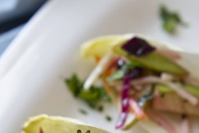 Endive boat w/Confetti Slaw & Citrus Vinaigrette
