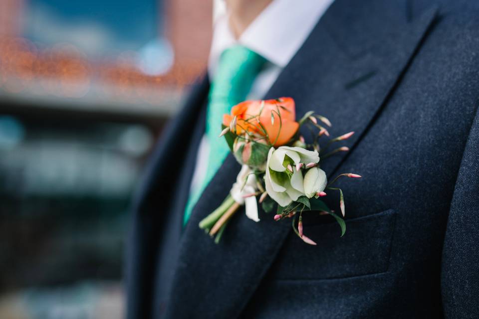 Ranunculus boutonniere