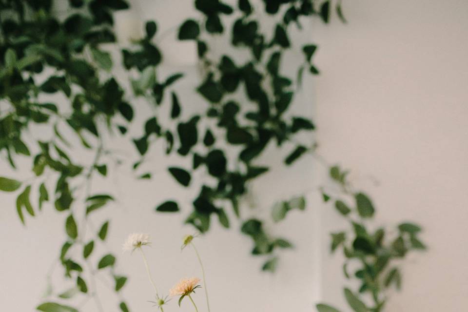 Dahlia bud vase