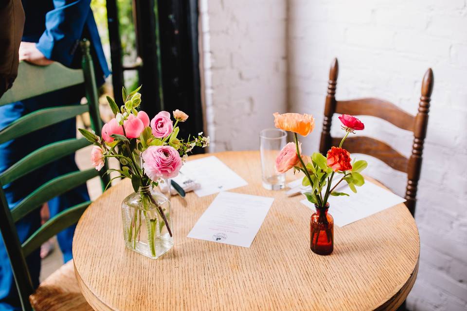 Vintage bud vases