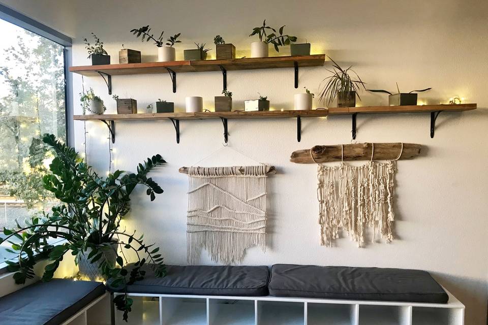 Entry to studio