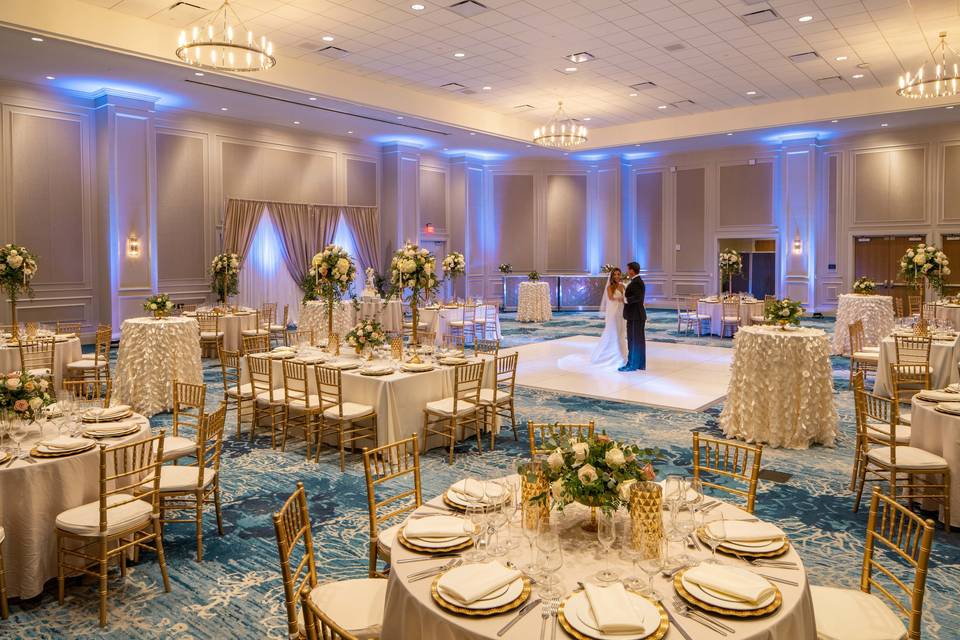 Wedding room setup