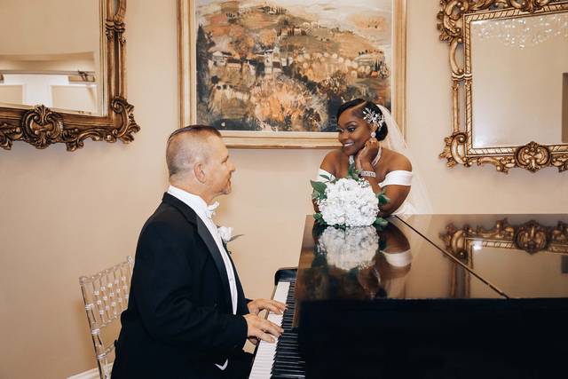 Playing piano