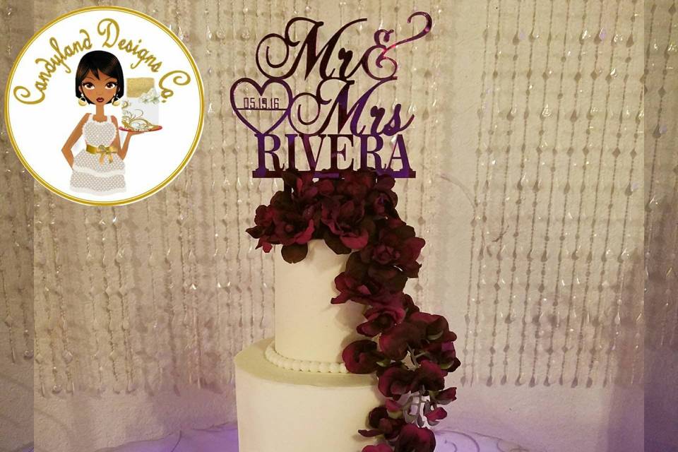 CANDYLAND WEDDING - Decorated Cake by Ana Remígio - - CakesDecor