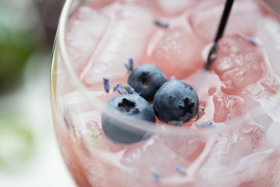 Blueberry lavender lemonade