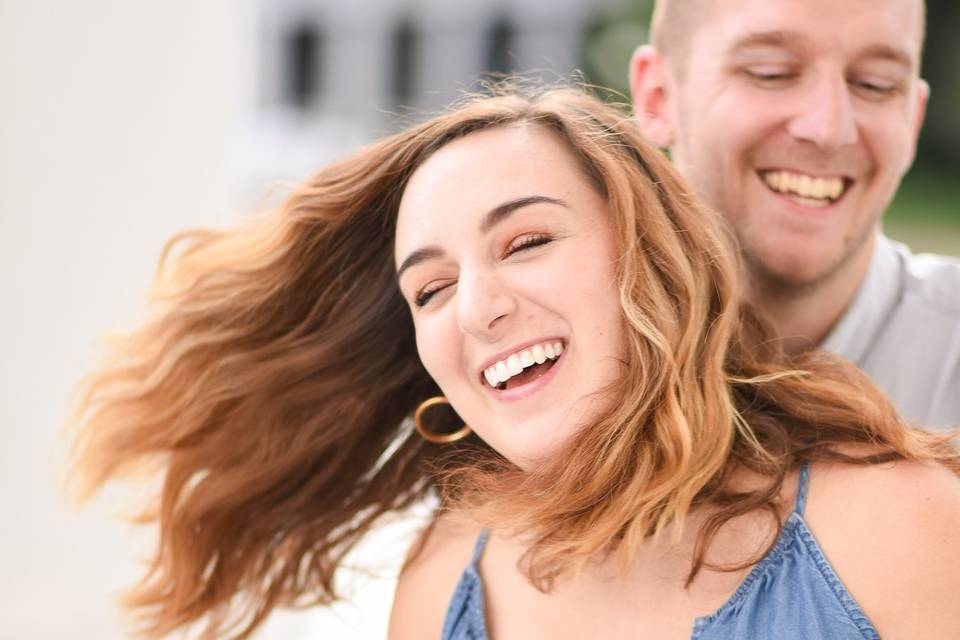 Playful candid engagement