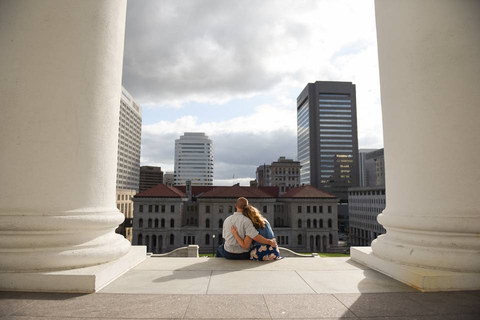 Virginia State Capitol engaged
