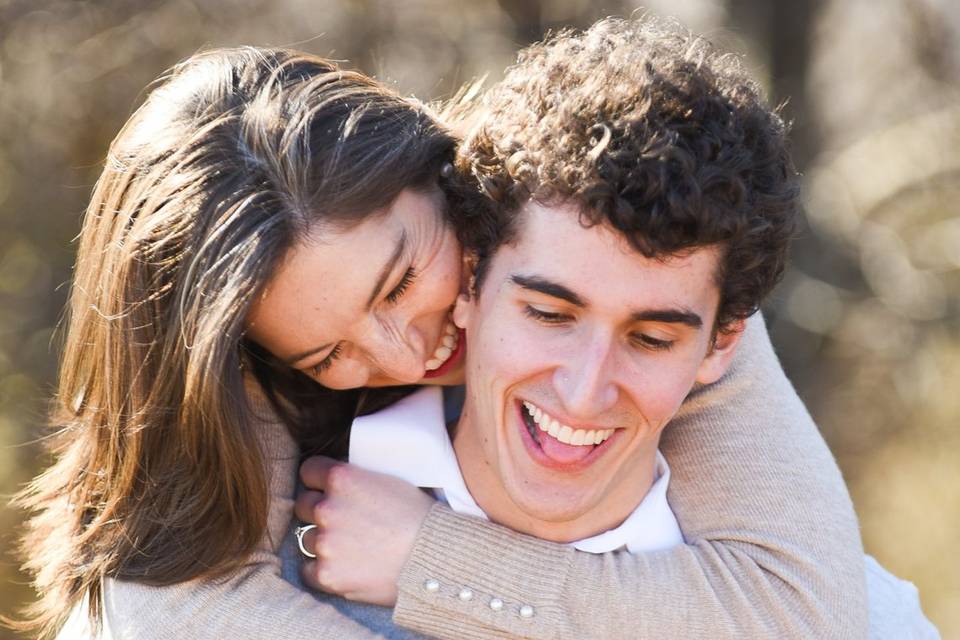 Playful engagement piggyback