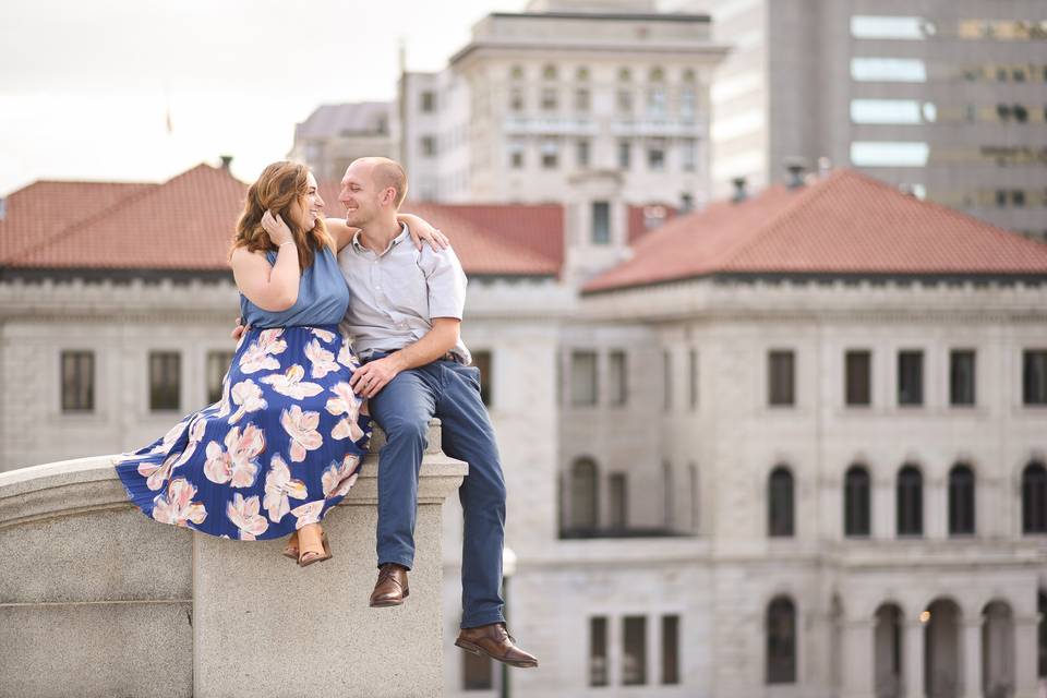 Virginia State Capitol engaged