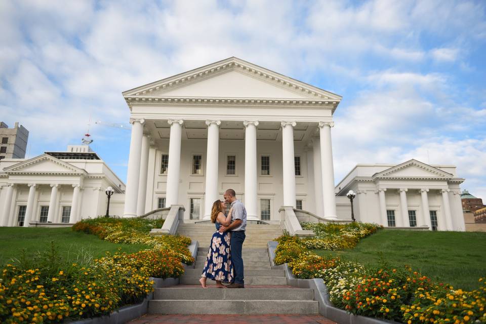 Virginia State Capitol engaged