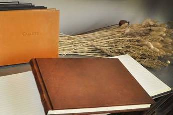 leather guest books