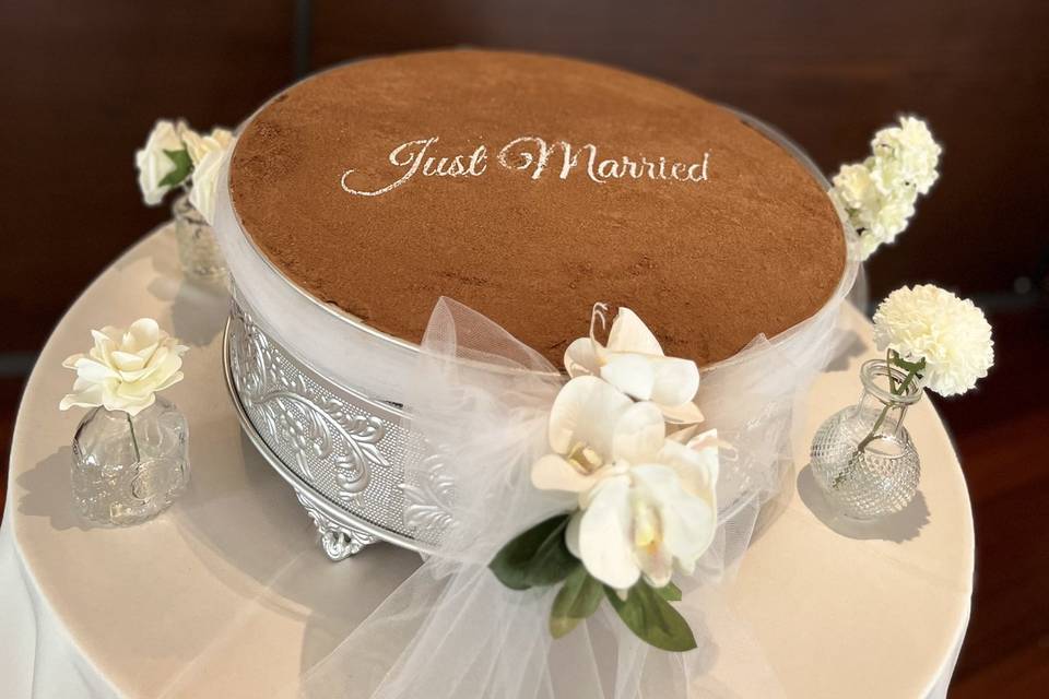 Tiramisu Wedding Cake