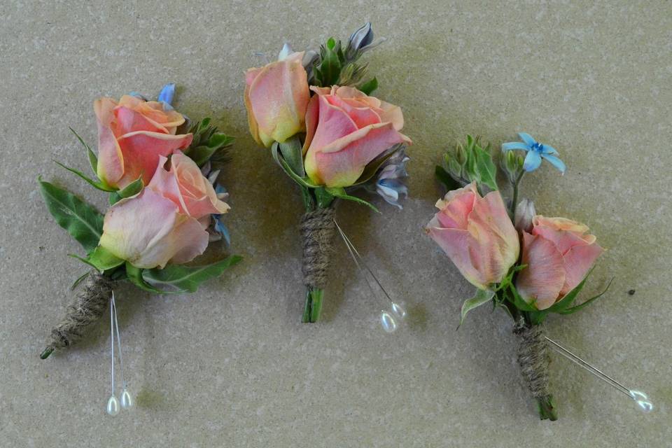 Spring boutonnieres