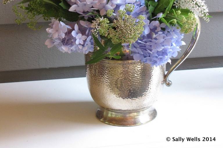 Summer flowers in vase