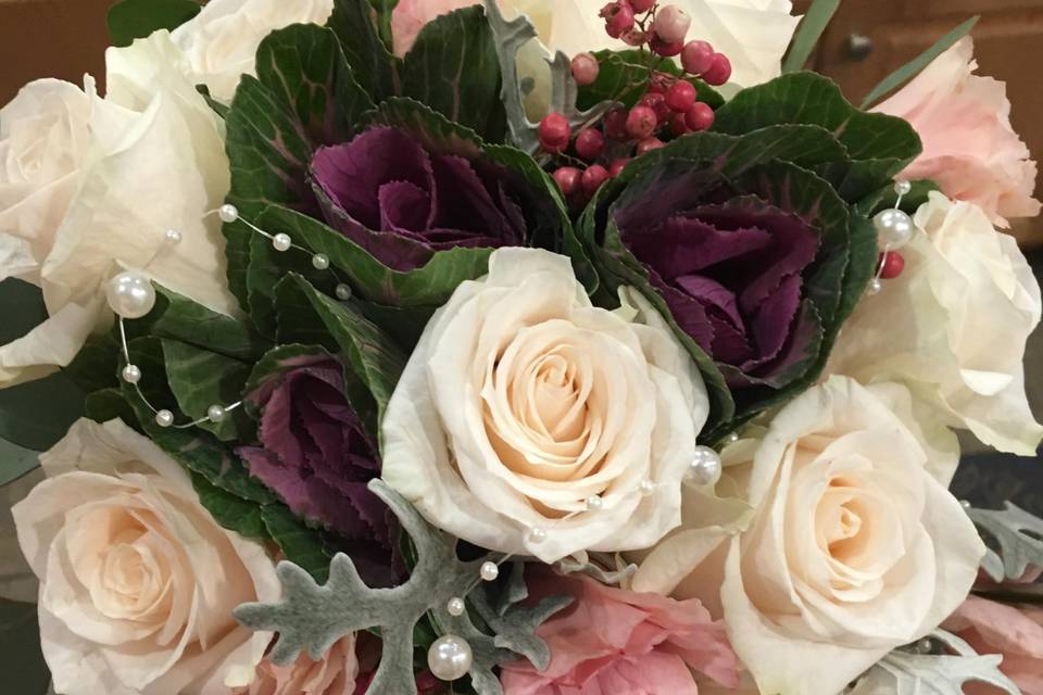 Romantic wedding bouquet