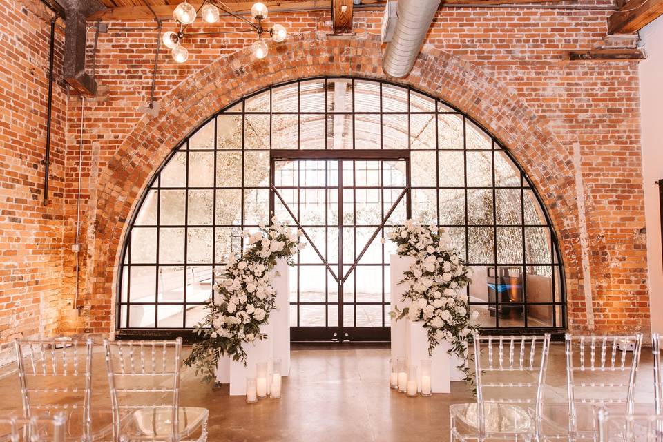 Timeless industrial wedding