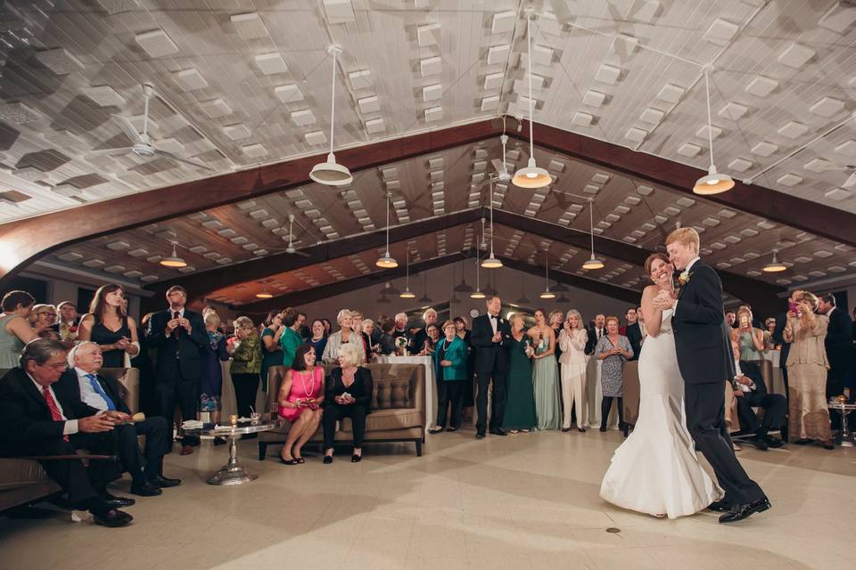 First dance at wedding