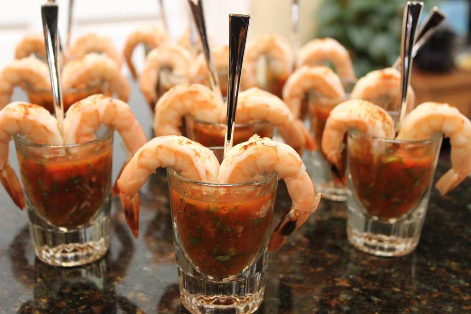Shrimp appetizers