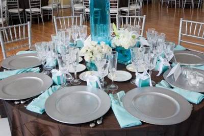 Reception in Blue