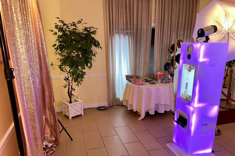 LED photobooth Setup