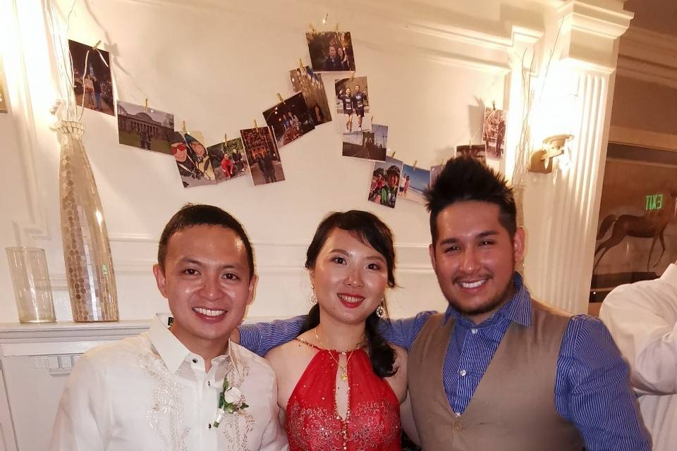 Picture with the Newly Weds