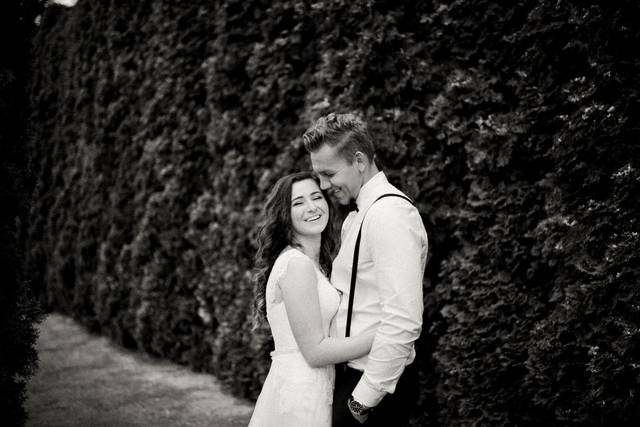 Couple having a good time