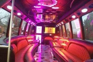 Limousine interior