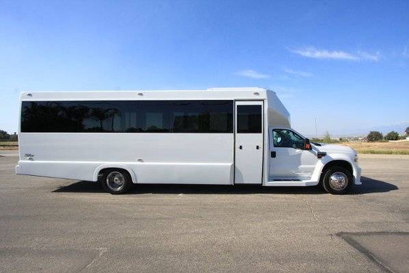 26 passenger limo bus with lavatory