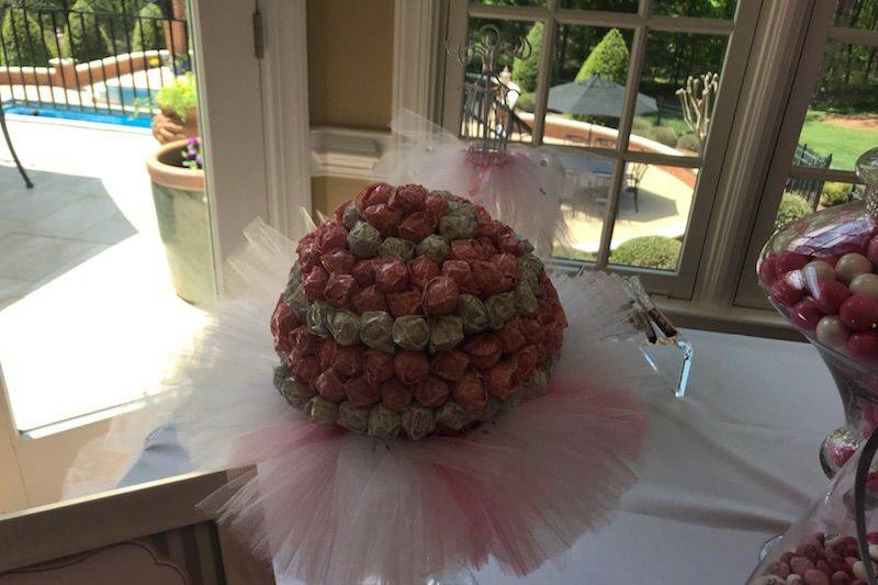TuTu Baby Shower Candy Table