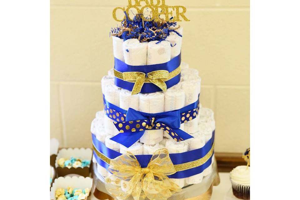 Baby Shower- Diaper Cake