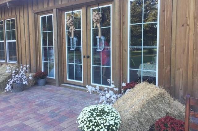 Patio with French Doors