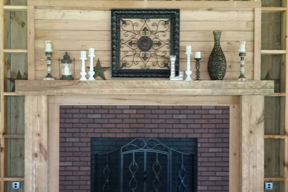 Fireplace Backdrop