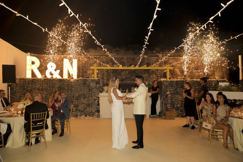 First dance with fountains