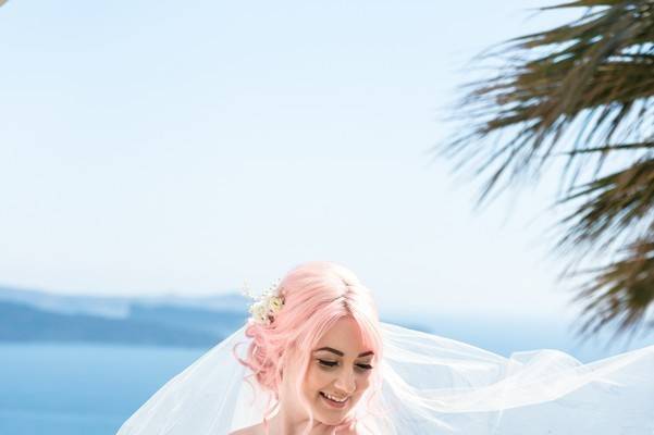 Our pink bride