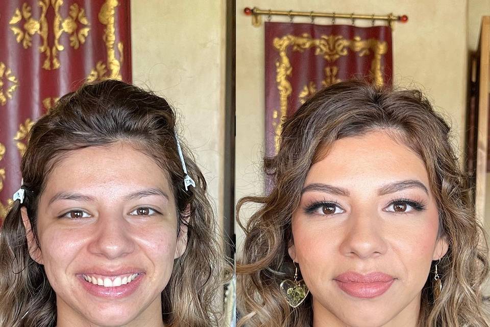 Maid of honor makeup