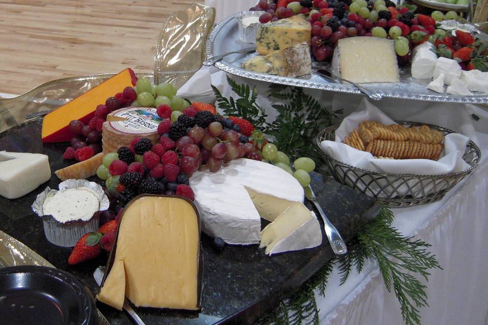 Imported Cheese Display